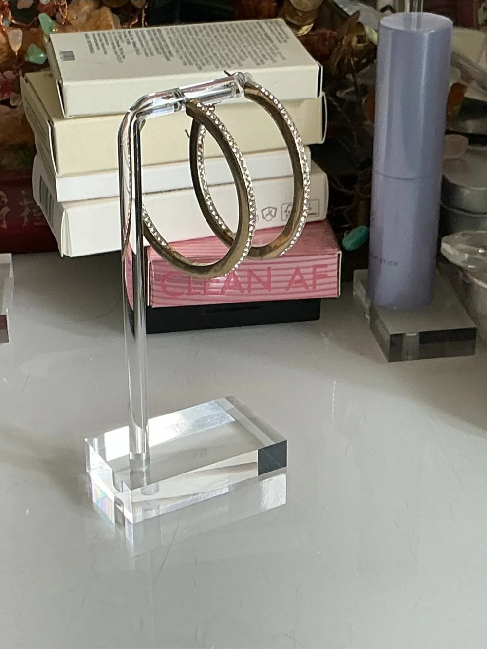 N/A goldtone hoops